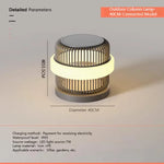 lampe solaire dorée moderne rayures horizontales flux lumineux 249 2000 imperméable base inclusive