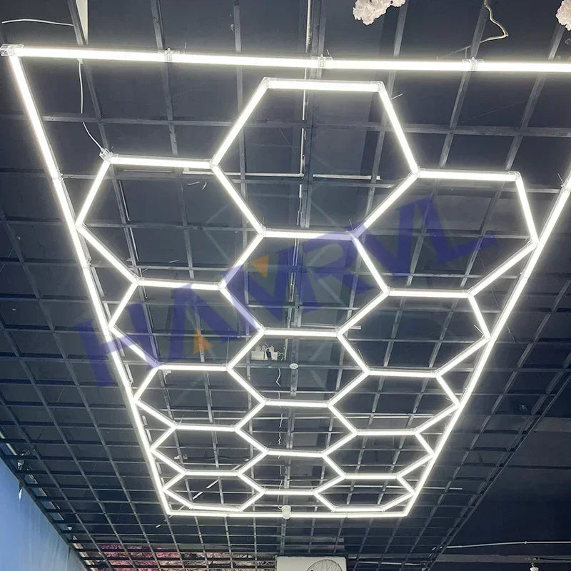 tube led blanc hexagonal moderne adhésif flux lumineux 2000 82000 121v 240v