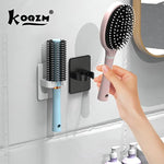 support mural porte brosses adhésif plastique moderne rose beige vert bleu blanc