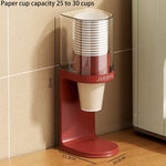 distributeur tasses papier adhésif moderne beige rouge tissé
