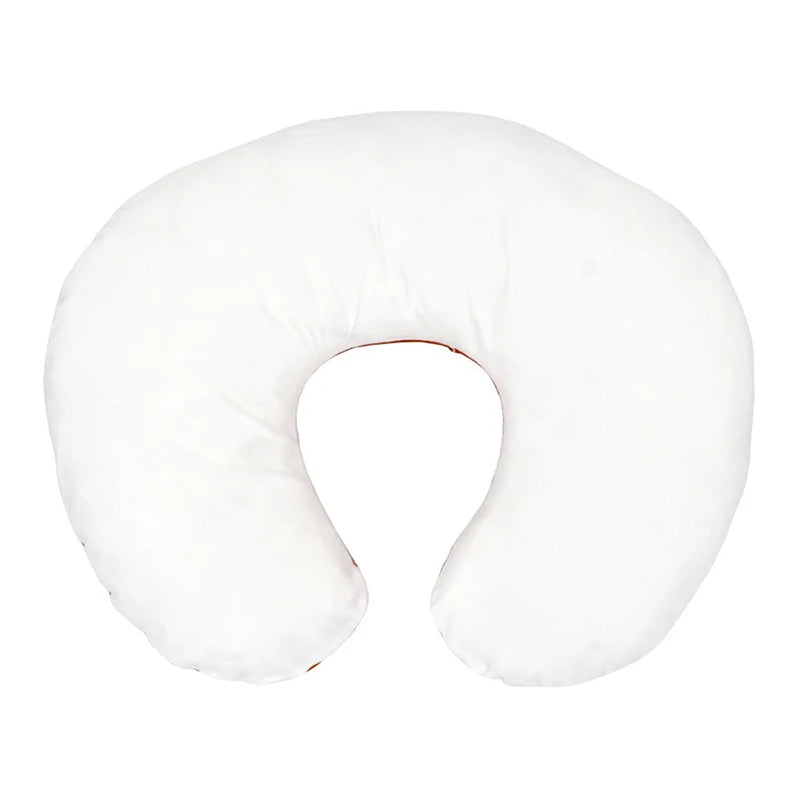 housse coussin allaitement bébé imprimé animal ours renard arbres feuilles moderne blanc unisexe ans