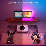 ruban led multicolore adhésif moderne usb bluetooth télévision ordinateur portable chambre