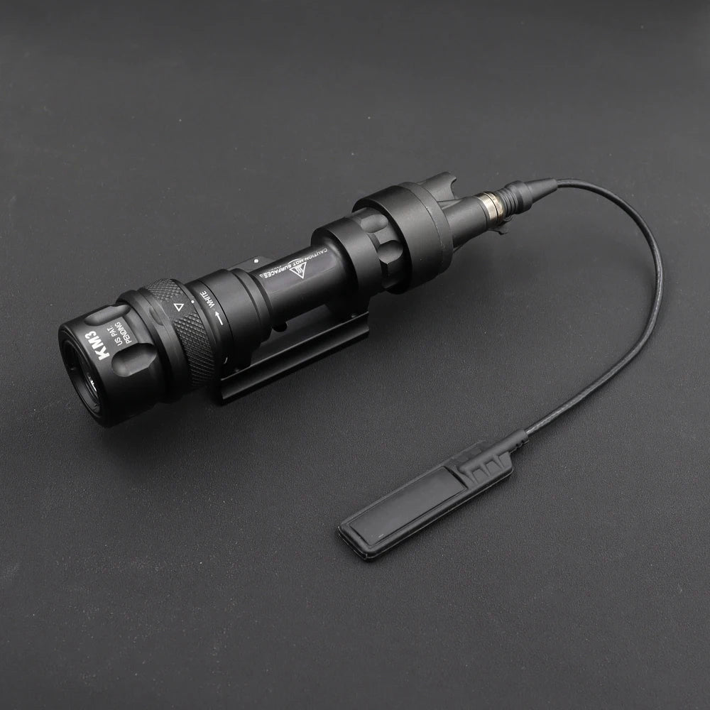 lampe tactique militaire rail picatinny 500 lumens infrarouge led noir tan