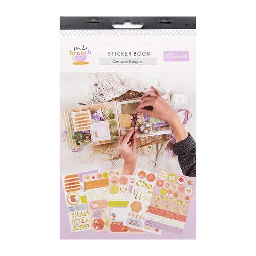 livre stickers modernes rose blanc doré cœurs lettres symboles adhésifs scrapbooking journal carnet