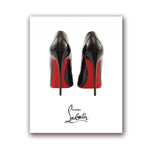 Impression toile talons hauts moderne élégante chambre femme rectangle sans cadrepaque
