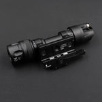 lampe tactique militaire rail picatinny 500 lumens infrarouge led noir tan