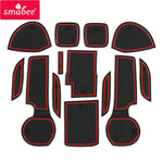 tapis sol voiture protection antidérapante pvc alvéolaire noir rouge gris sportif adhésif