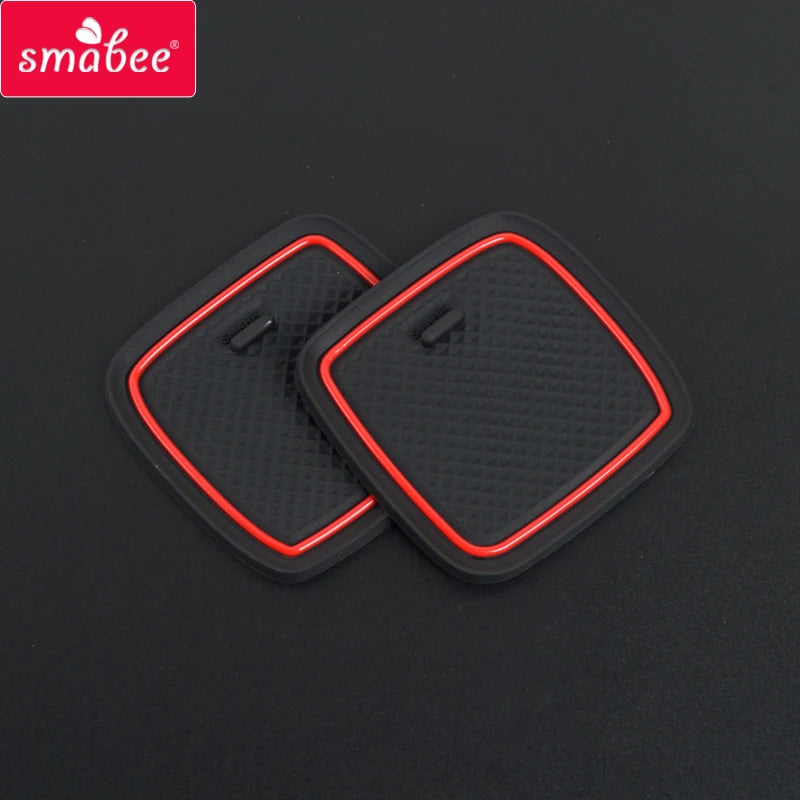 tapis sol voiture protection antidérapante pvc alvéolaire noir rouge gris sportif adhésif