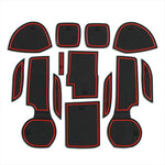 tapis sol voiture protection antidérapante pvc alvéolaire noir rouge gris sportif adhésif
