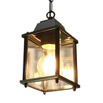lampe suspendue moderne transparente aluminium noir salon chambre d'hôtel éclairage mètres carrés