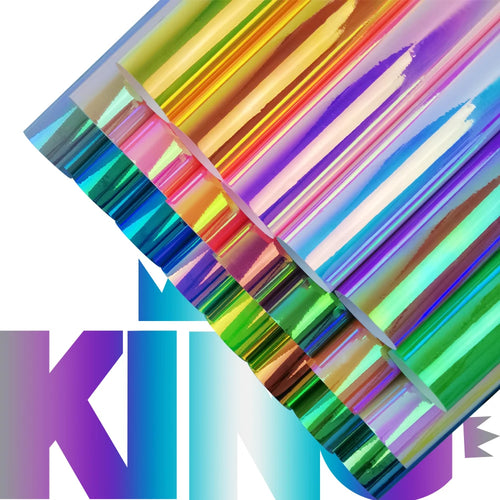 vinyle adhésif holographique multicolore brillant bricolage décoration murale projets créatifs diy