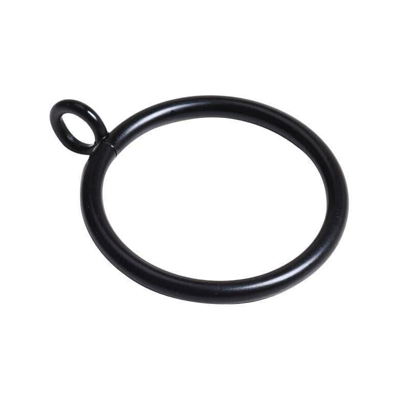 Anneau noir pratique avec attache, idéal pour l'organisation et le rangement, parfait pour un usage quotidien.