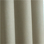 Rideau beige élégant pour salon moderne, offrant une ambiance chaleureuse et épurée avec une texture subtile. Idéal pour apporter une touche de sophistication à votre décoration intérieure tout en préservant votre intimité.