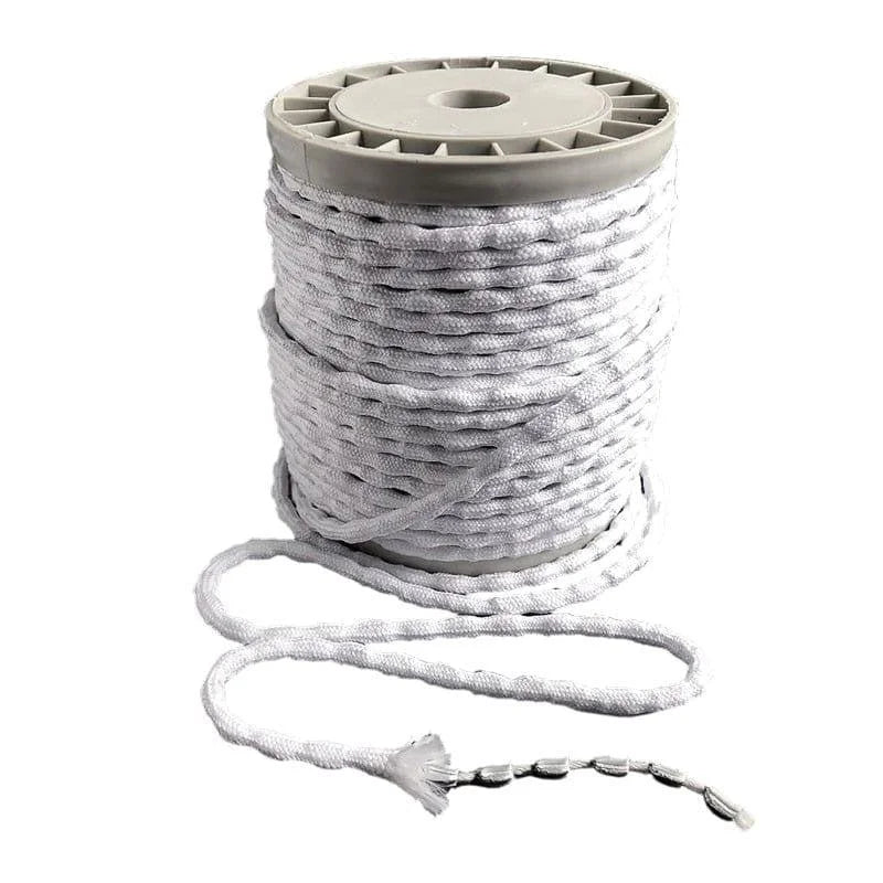 Bobine de corde blanche épaisse idéale pour les projets de jardinage, bricolage et loisirs créatifs. Accessoire polyvalent pour les besoins quotidiens, facile à utiliser et à ranger.