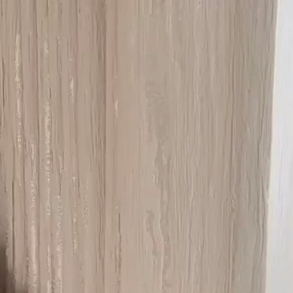 Rideau à crochets couleur crème