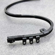 rideau rail flexible noir support clip accroche moderne minimalisteintérieur décoration sóng ngữ nhưng the