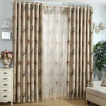 Rideaux élégants avec motifs d'oiseaux, idéale pour ajouter une touche de nature à votre salon. Décoration murale lumineuse, intégrant une ambiance chaleureuse et accueillante. Accessoires de maison raffinés, parfaits pour embellir votre espace de vie avec style et élégance.