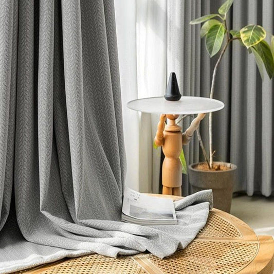 Rideau Salon Gris Moderne