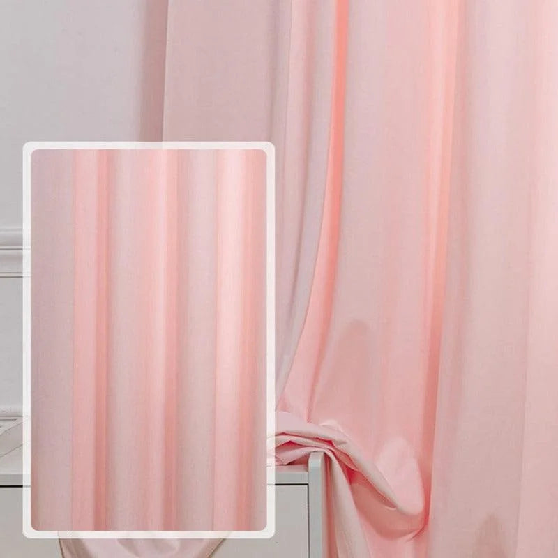 Rideau élégant rose pastel pour chambre ou salon. Idéal pour ajouter une touche de douceur et d'élégance à votre décoration intérieure. Parfait pour filtrer la lumière tout en apportant une ambiance chaleureuse. Facile à installer, ce rideau embellira instantanément vos fenêtres.