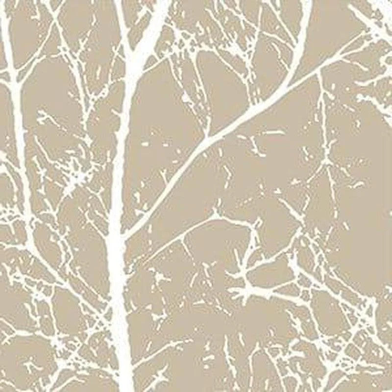 Papier peint moderne avec motif branché sur fond beige, idéal pour une décoration intérieure élégante et contemporaine. Transforme instantanément l'ambiance de n'importe quelle pièce avec son design artistique inspiré de la nature. Parfait pour les salons, chambres et espaces de travail.