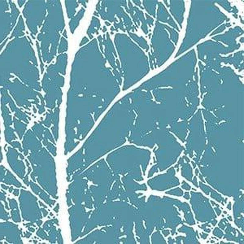 Image d'un motif élégant aux lignes organiques blanches sur un fond bleu, évoquant un design moderne et élégant. Parfait pour une décoration intérieure contemporaine, cette esthétique ajoute une touche de sophistication et de nature à votre espace de vie.