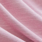 rideau cuisine rose semi transparent tissu lin plis naturel simpleDecorationFenetreCoulissante