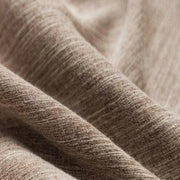 rideau cuisine tissu beige rustique 100x250cm plis flamands passe tringle opacité naturelle