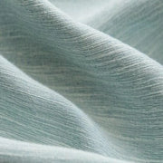 rideau cuisine vert bleu texture tricotée motif feuilles transparent voilage moderne minimaliste