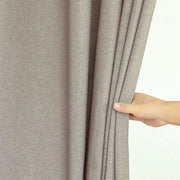 rideau douche texturé beige moderne large 300 cm hauteur 200 cm tringle intimité salle