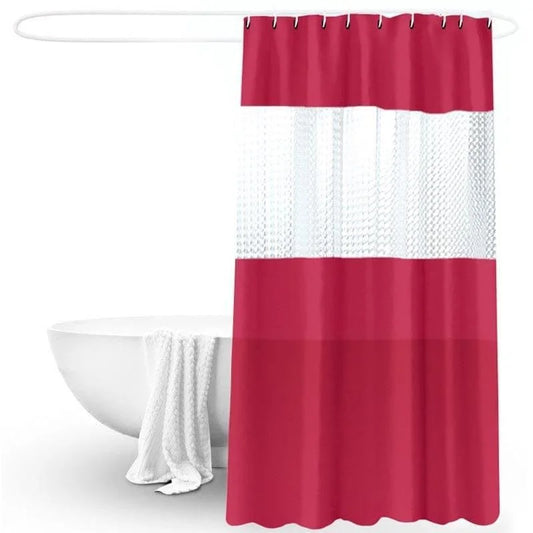 Rideau De Douche Rouge