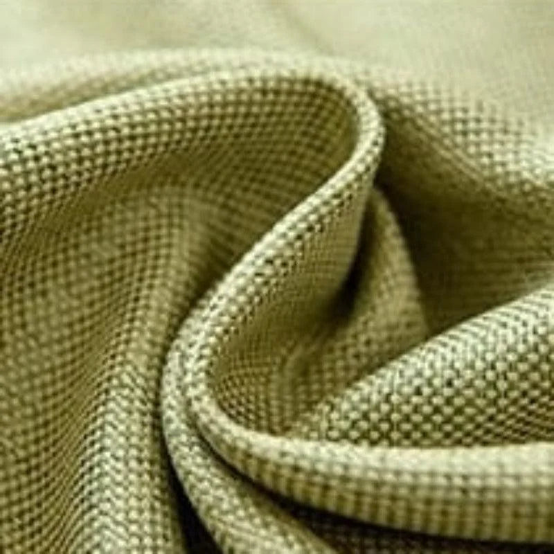 Tissu texturé beige pour décoration intérieure, idéal pour canapés, rideaux et projets de couture sur mesure, offrant une touche élégante et moderne à tout espace de vie. Parfait pour les amateurs de design à la recherche de qualité et de style.