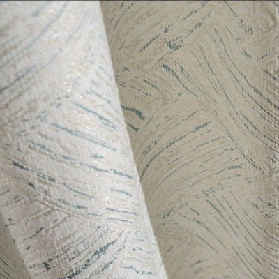 Rideau élégant avec motif linéaire subtil, tons clairs, idéal pour salon moderne, apporte luminosité et style contemporain à votre intérieur.