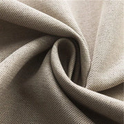rideau tissu polyester beige clair taupe texture rugueuse opacité totale naturel rustique