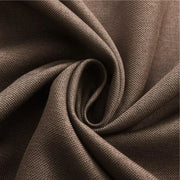 rideau polyester marron texturé opacité élevée classique tringle fenêtre miroir meuble bas
