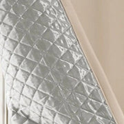 rideau épais anti froid beige motif losange relief transparence tringle visible scandinave minimaliste élégant