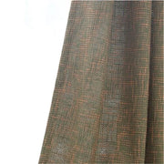 rideau occultant carreaux vert foncé marron blanc opaque intérieur decoration