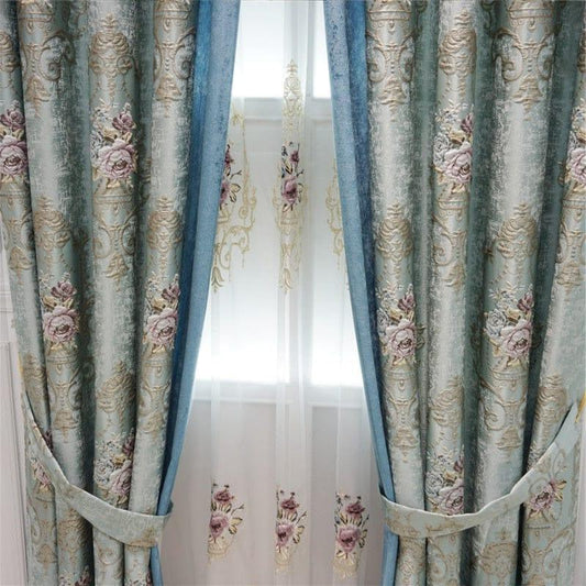 Rideau Gris Bleu | Ombre Interieur