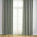 Rideaux élégants avec motifs géométriques, parfaits pour une décoration intérieure moderne. Ces rideaux gris ajoutent une touche sophistiquée à votre salon ou chambre, tout en offrant une luminosité agréable grâce à leur transparence partielle. Idéal pour créer une ambiance chaleureuse et accueillante.