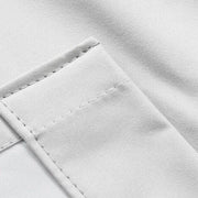 rideau isolant gris clair tissu uni texture mat coutures apparentes totalement opaque adaptable decoration