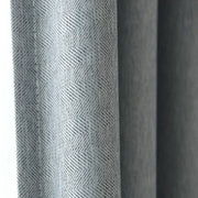 rideau isolant thermique anti chaleur gris blanc motif chevron semi transparent moderne minimaliste