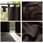 Rideau isolant thermique, couleur marron foncé, idéal pour une décoration élégante et moderne. Conçu pour bloquer la lumière, il offre une meilleure régulation de la température de votre pièce. Parfait pour le salon, la chambre ou tout espace de vie, il ajoute une touche de sophistication et d'intimité à votre intérieur. Découvrez ses propriétés hydrofuges qui garantissent un entretien facile et une longévité accrue.