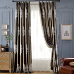Rideaux élégants à motifs floraux blancs, parfaits pour une décoration intérieure sophistiquée. Idéal pour ajouter une touche de raffinement à votre salon ou chambre. Design classique et intemporel pour un style chic et contemporain.帧