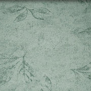 rideau moderne tissu vert gris motif feuilles relief opacifiant passe tringle plis flamands 100x250cm