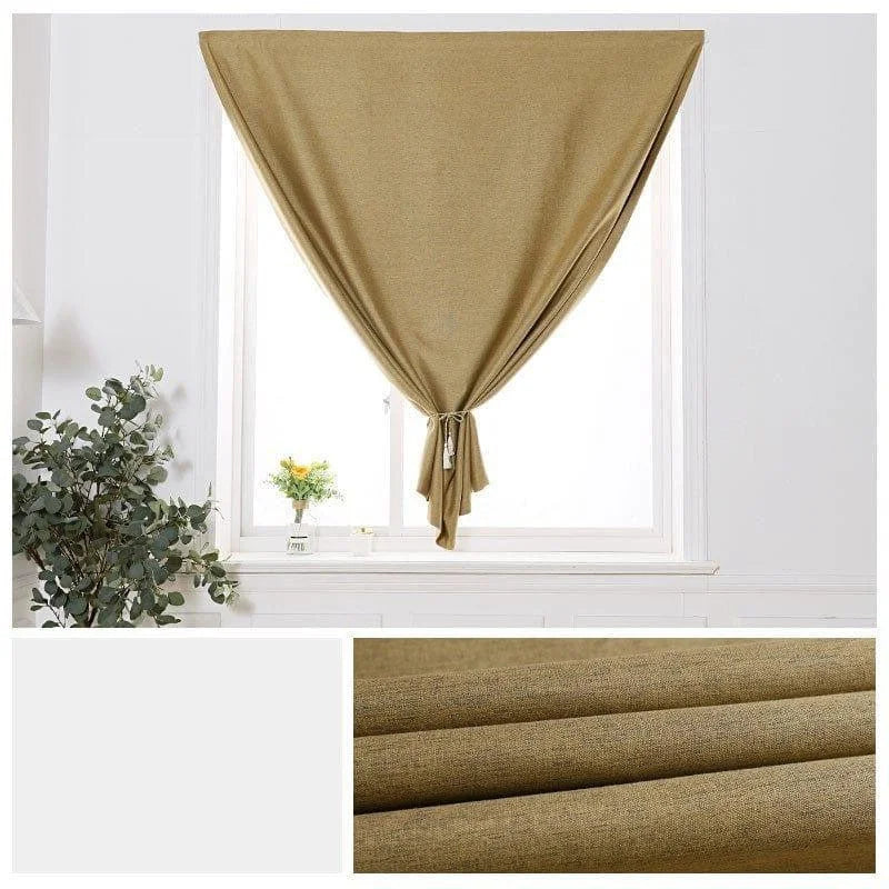 Rideau élégant beige pour salon ou chambre, design moderne et épuré, ajout de style et raffinement à votre espace intérieur, s'adapte parfaitement à tout type de fenêtre, crée une ambiance chaleureuse et accueillante.