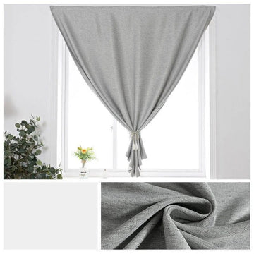 Rideau élégant gris pour salon, fenêtre lumineux, décoration intérieure moderne, style minimaliste, ambiance apaisante, design tendance, maison contemporaine, accessoire de décoration, confort visuel.