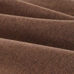 Rideau marron élégant pour salon moderne, texture douce, couleur chaude, idéal pour décoration intérieure, apporte confort et ambiance chaleureuse à votre espace de vie.