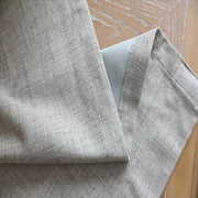 rideau opaque texturé beige moderne passe tringle pattes voilage blanc galon fronceur