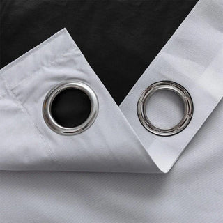 rideau blanc moderne tissu texturé plissé opacité variable métalliques tringle fenêtre minimaliste isolation thermique