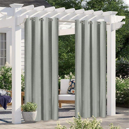 Rideaux d'extérieur modernes pour pergola, parfaits pour créer un espace ombragé et élégant dans le jardin. Idéals pour des moments de détente en plein air, ces rideaux apportent une touche de sophistication à votre espace extérieur tout en offrant intimité et protection contre le soleil.