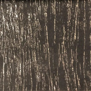 rideau chambre adulte fond brun motifs dorés linéaires vertical tissu opaque abstrait
